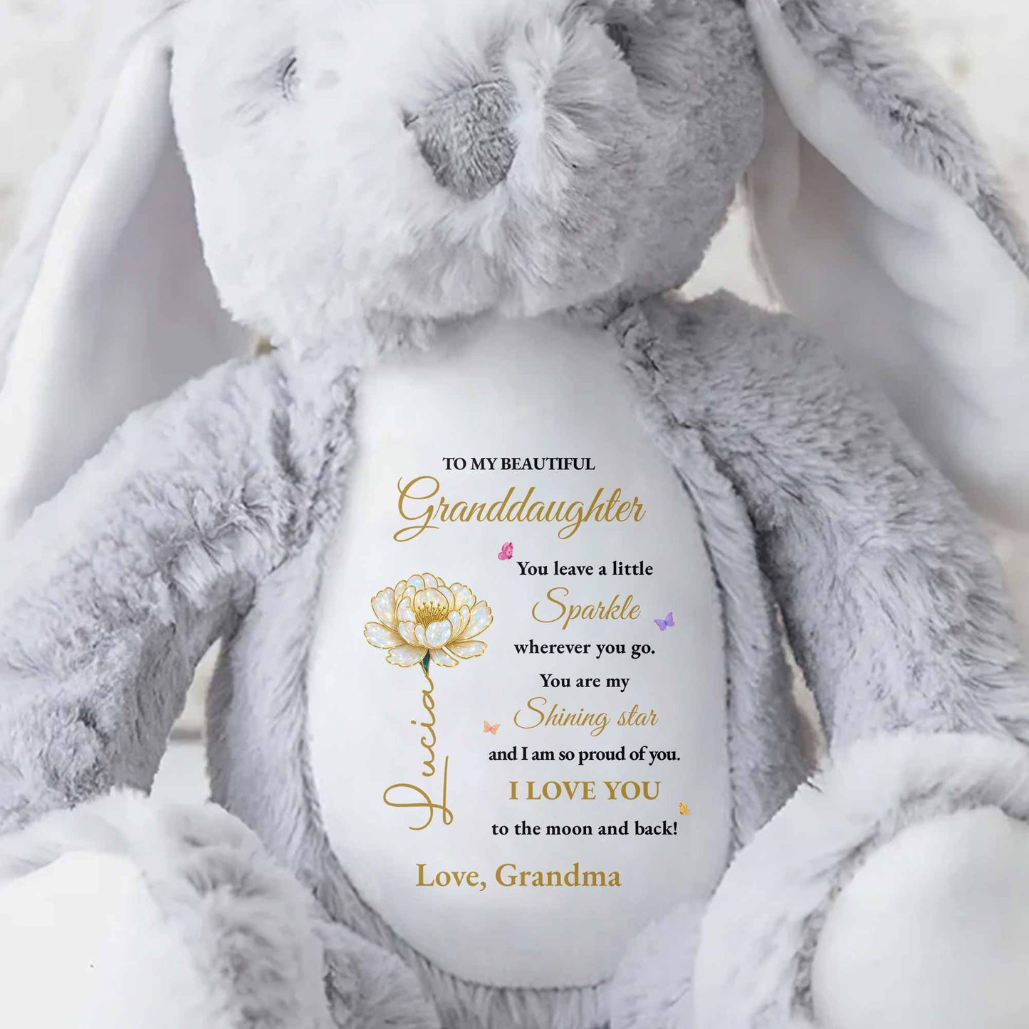 To My Beautiful Granddaughter, Sparkle And Shine With Love