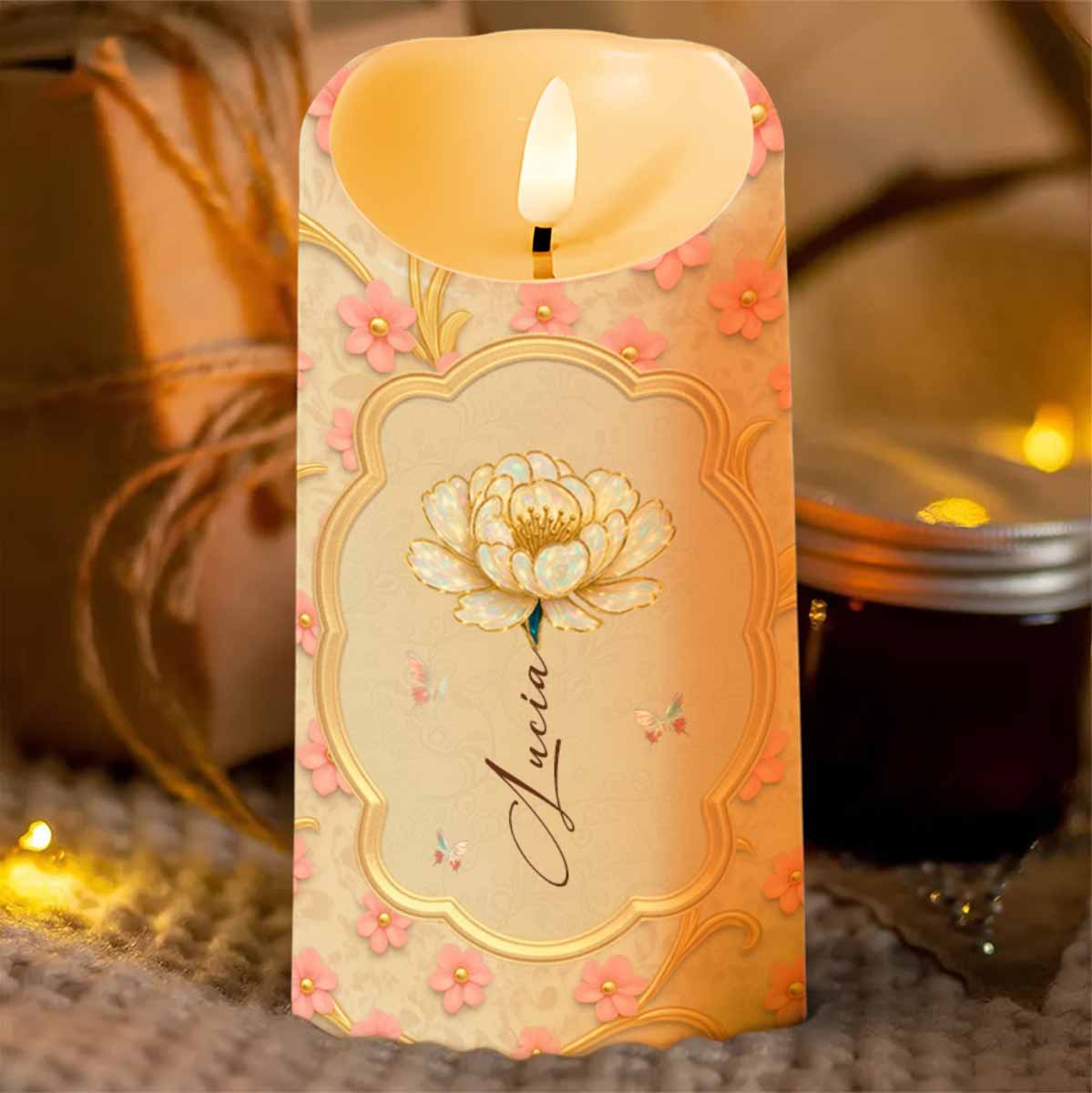 To My Granddaughter Proud And Loved Floral Design