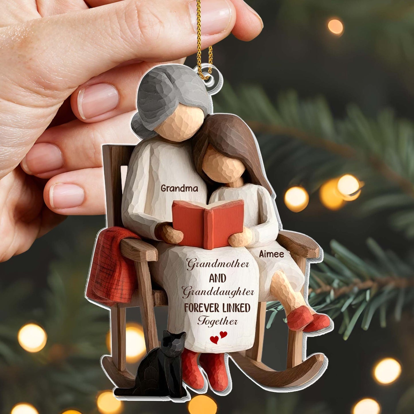 Grandmother And Granddaughter Forever Linked Together