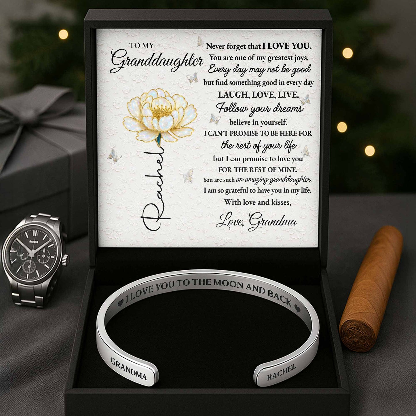 I Love You To The Moon And Back, Moon And Flowers