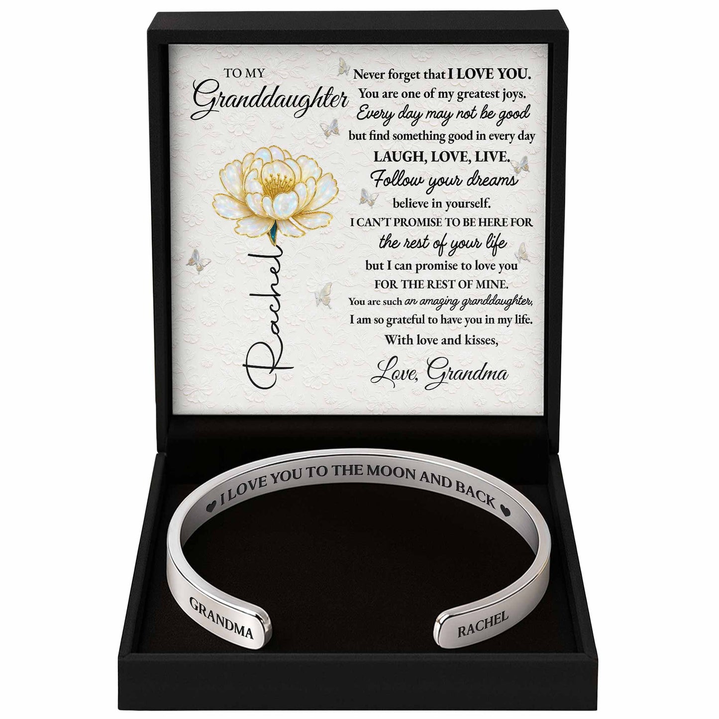 I Love You To The Moon And Back, Moon And Flowers