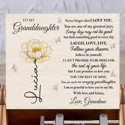 Never Forget That I Love You, Flowers And Butterfly