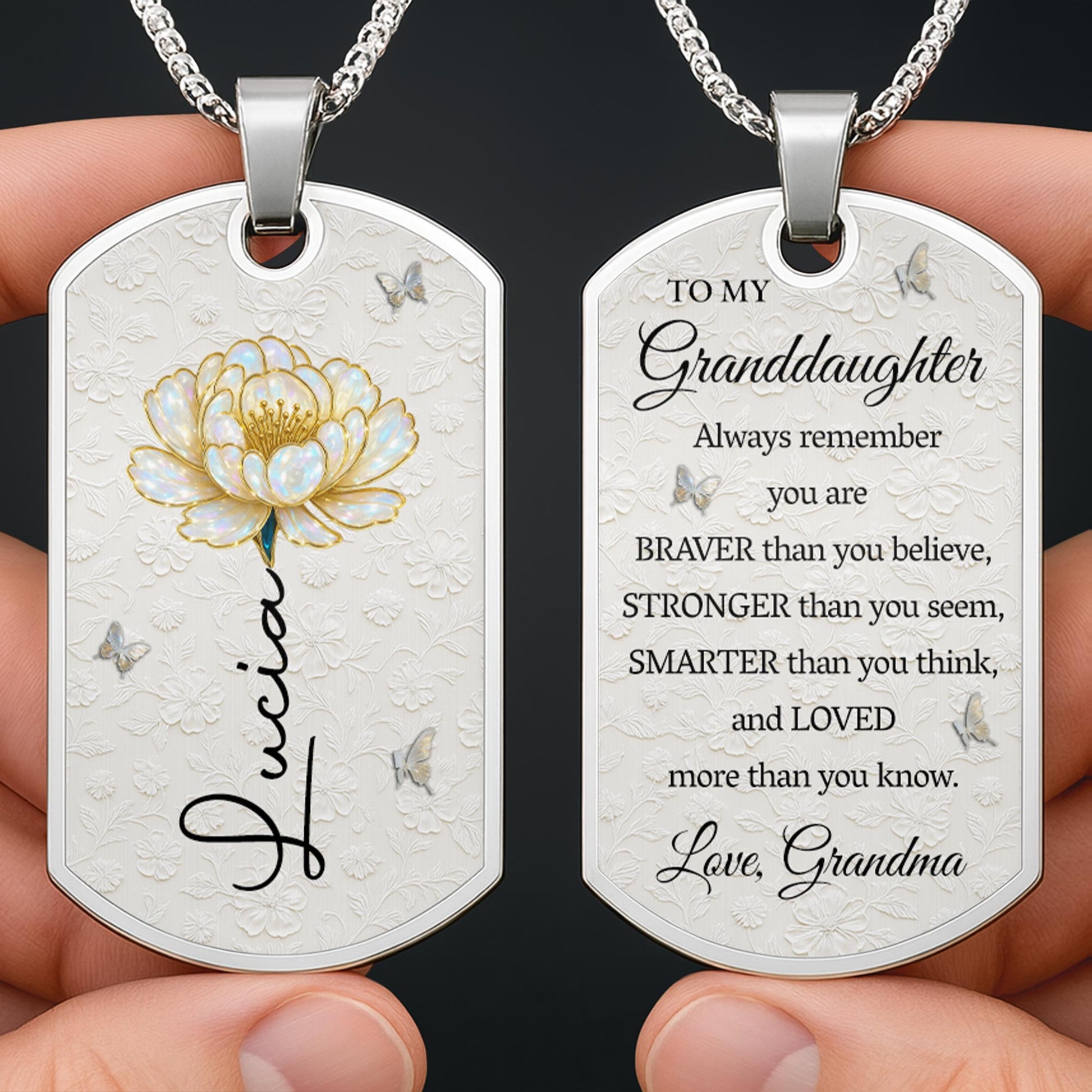 To My Granddaughter Always Remember You Are Loved