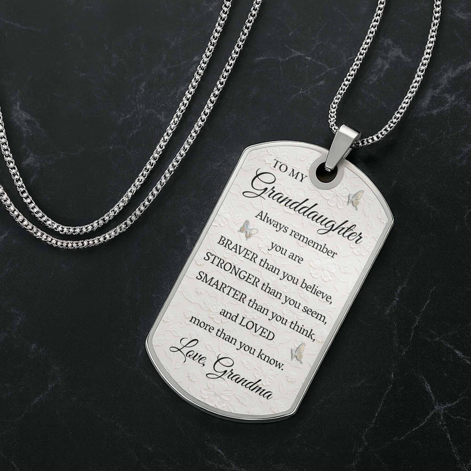 To My Granddaughter Always Remember You Are Loved