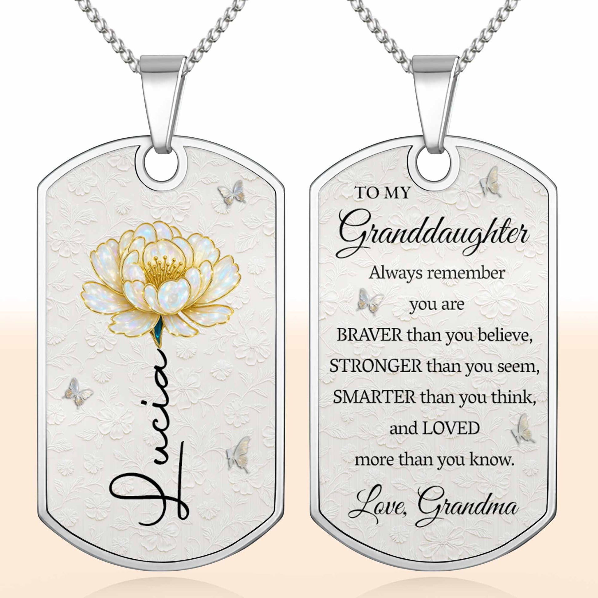 To My Granddaughter Always Remember You Are Loved