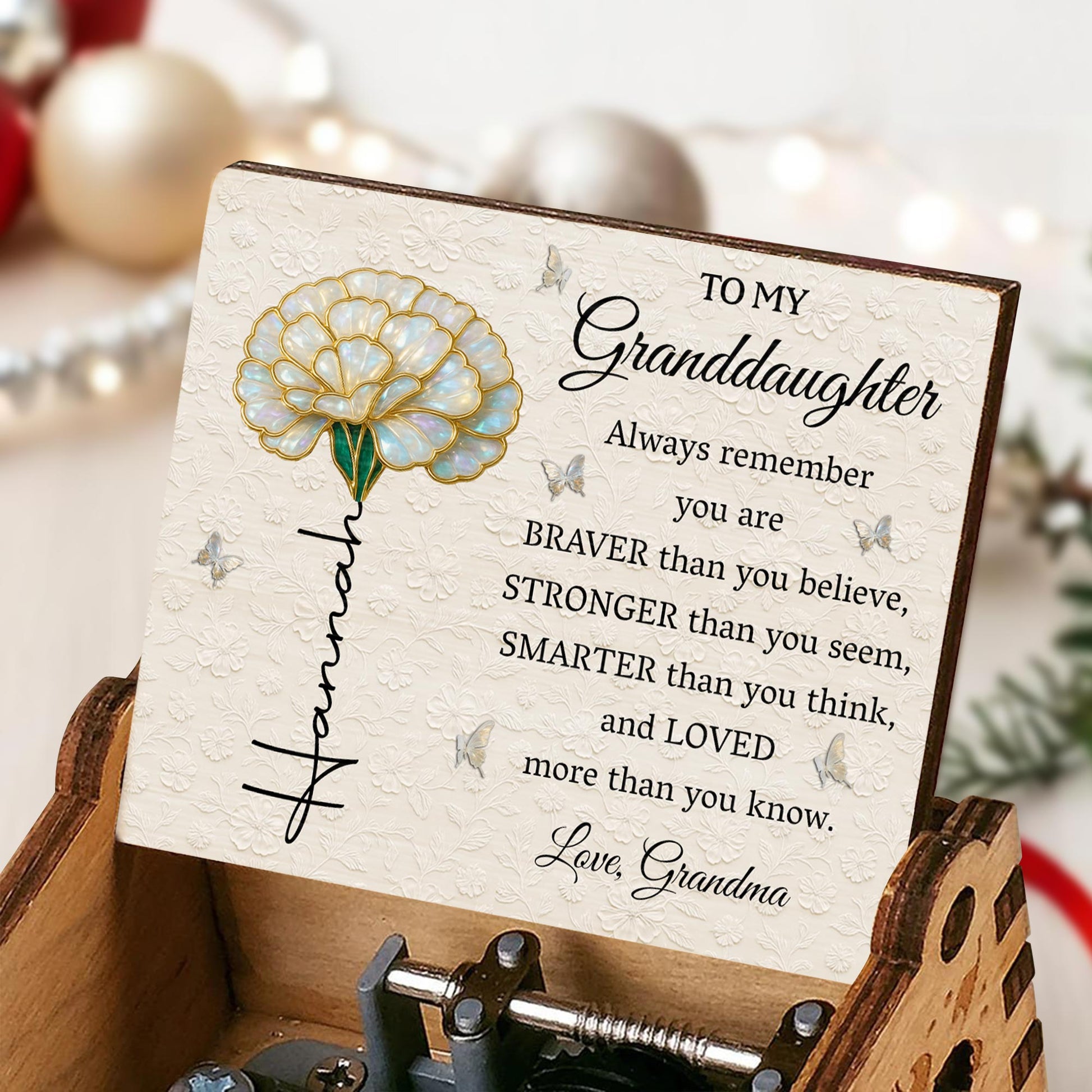 To My Granddaughter Always Remember You Are Loved