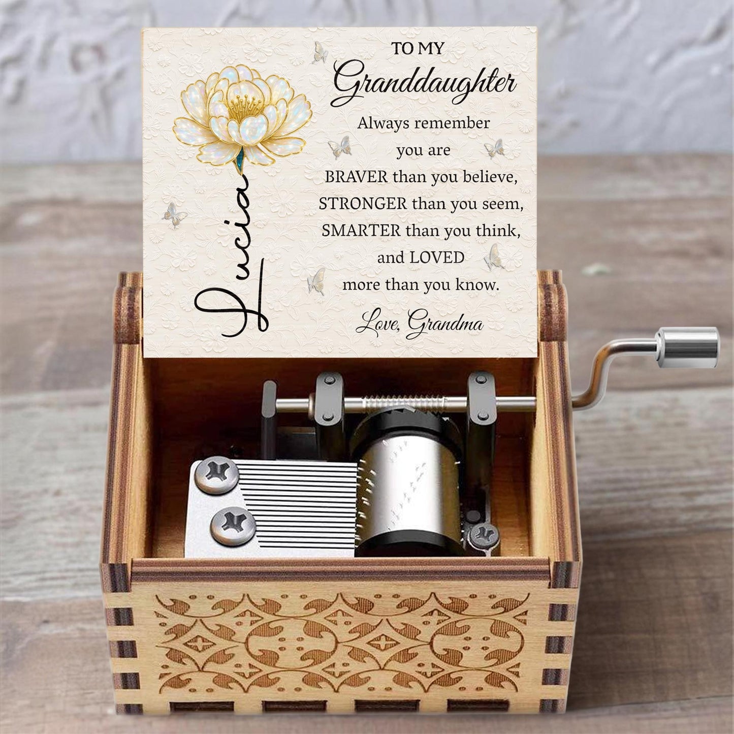 To My Granddaughter Always Remember You Are Loved