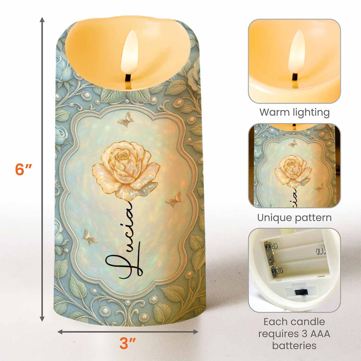 To My Granddaughter, Be Strong Enough, Rose And Butterflies