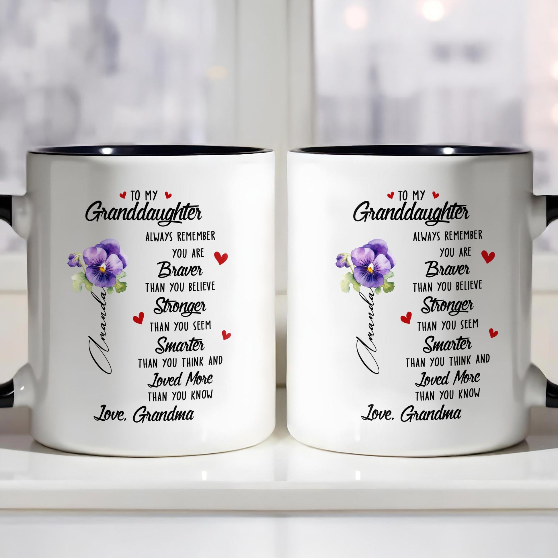 To My Granddaughter, Always Remember You Are Braver, Stronger