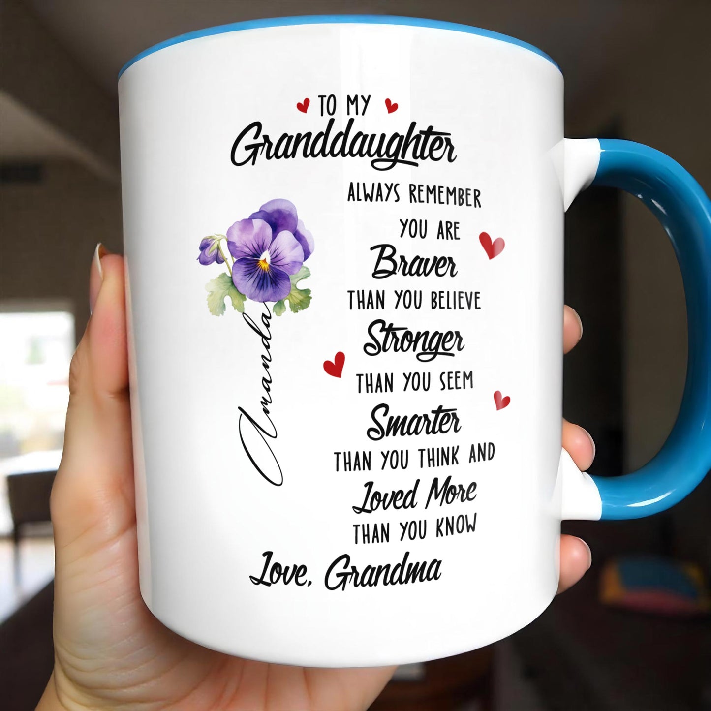 To My Granddaughter, Always Remember You Are Braver, Stronger