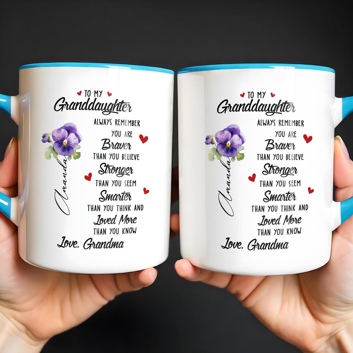 To My Granddaughter, Always Remember You Are Braver, Stronger