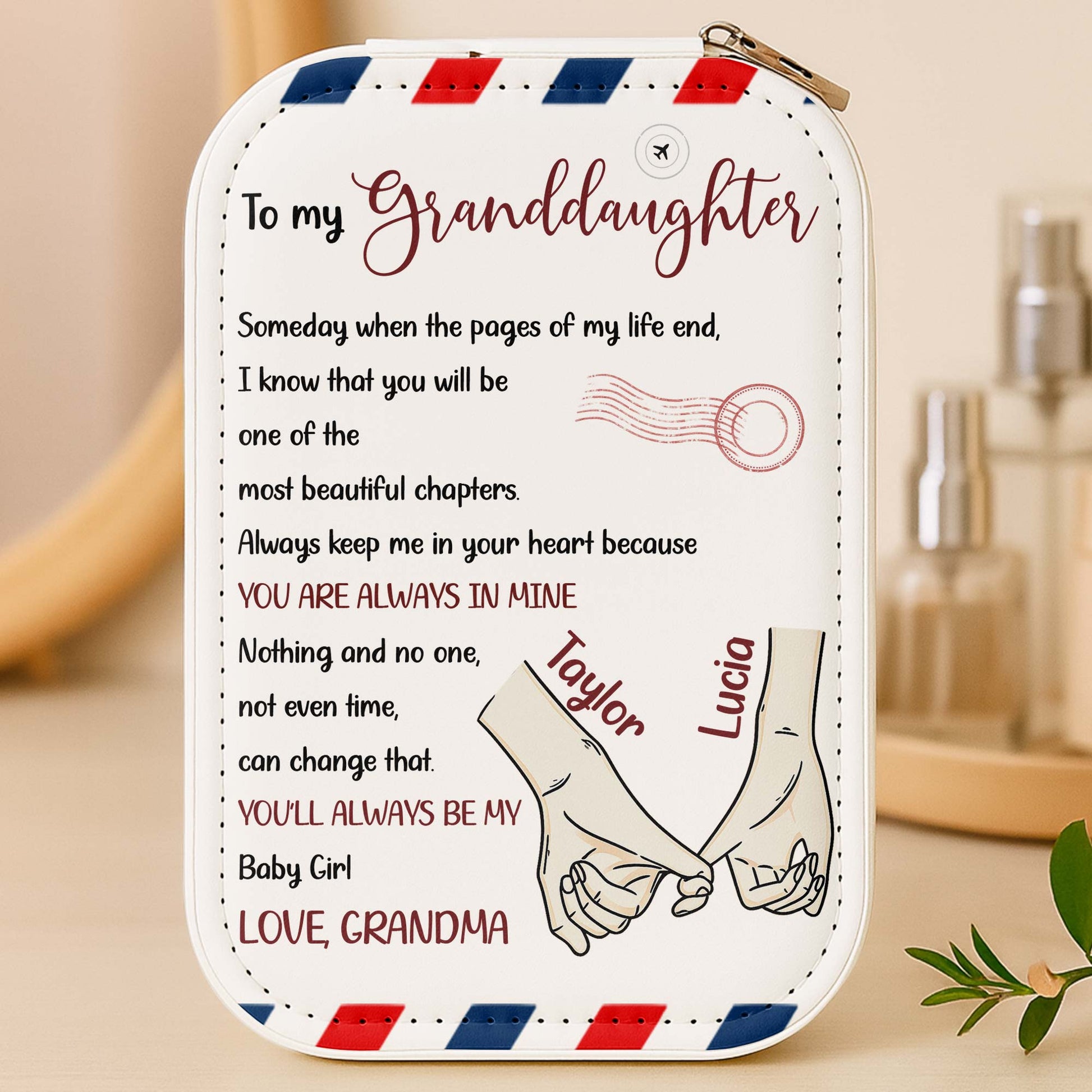 To My Granddaughter, You'll Always Be My Baby Girl, Holding Hands