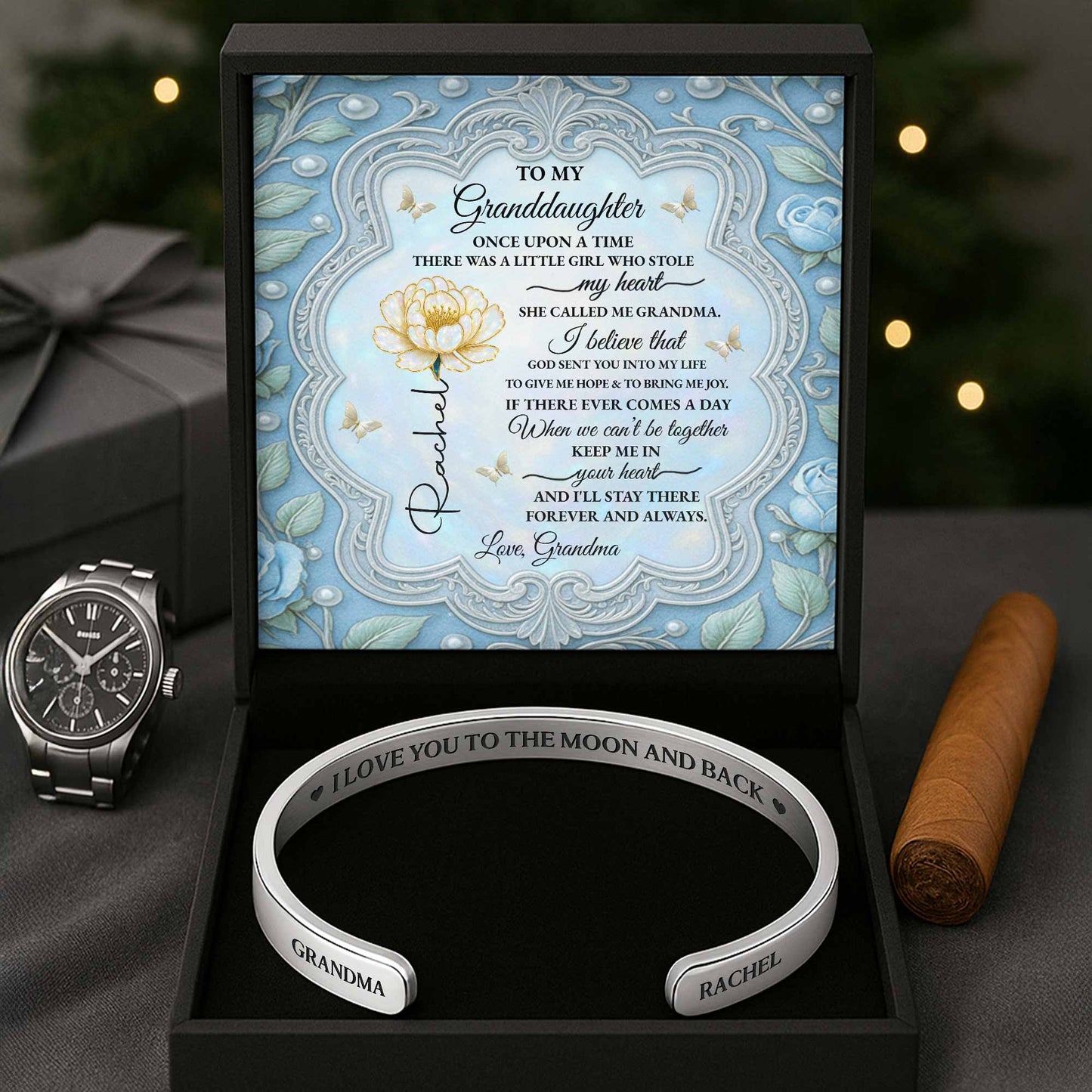 I Love You To The Moon And Back With Flowers