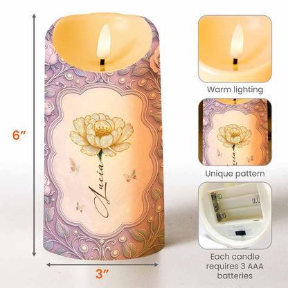 To My Granddaughter, Flowers And Butterflies Design