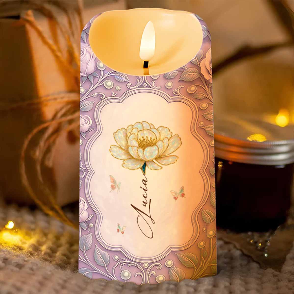 To My Granddaughter, Flowers And Butterflies Design