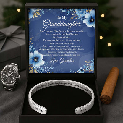 Grandma & Granddaughter Forever Linked Together, Flowers