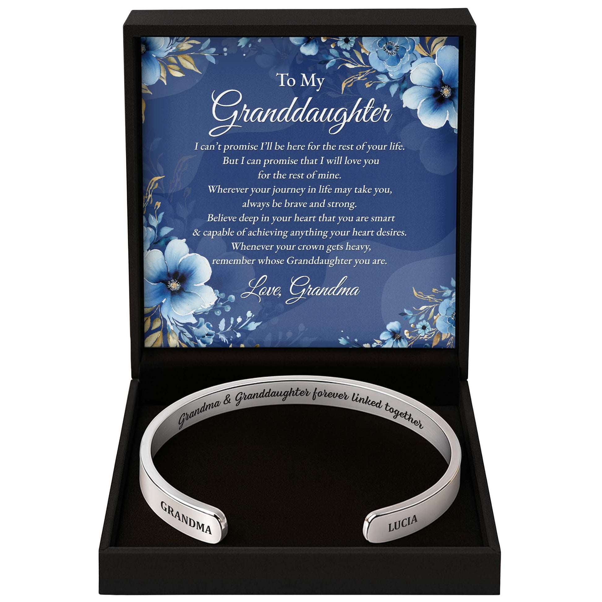 Grandma & Granddaughter Forever Linked Together, Flowers