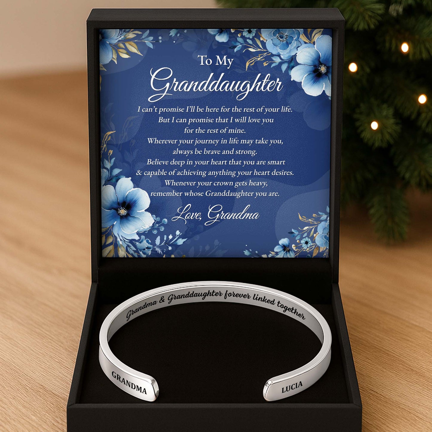 Grandma & Granddaughter Forever Linked Together, Flowers