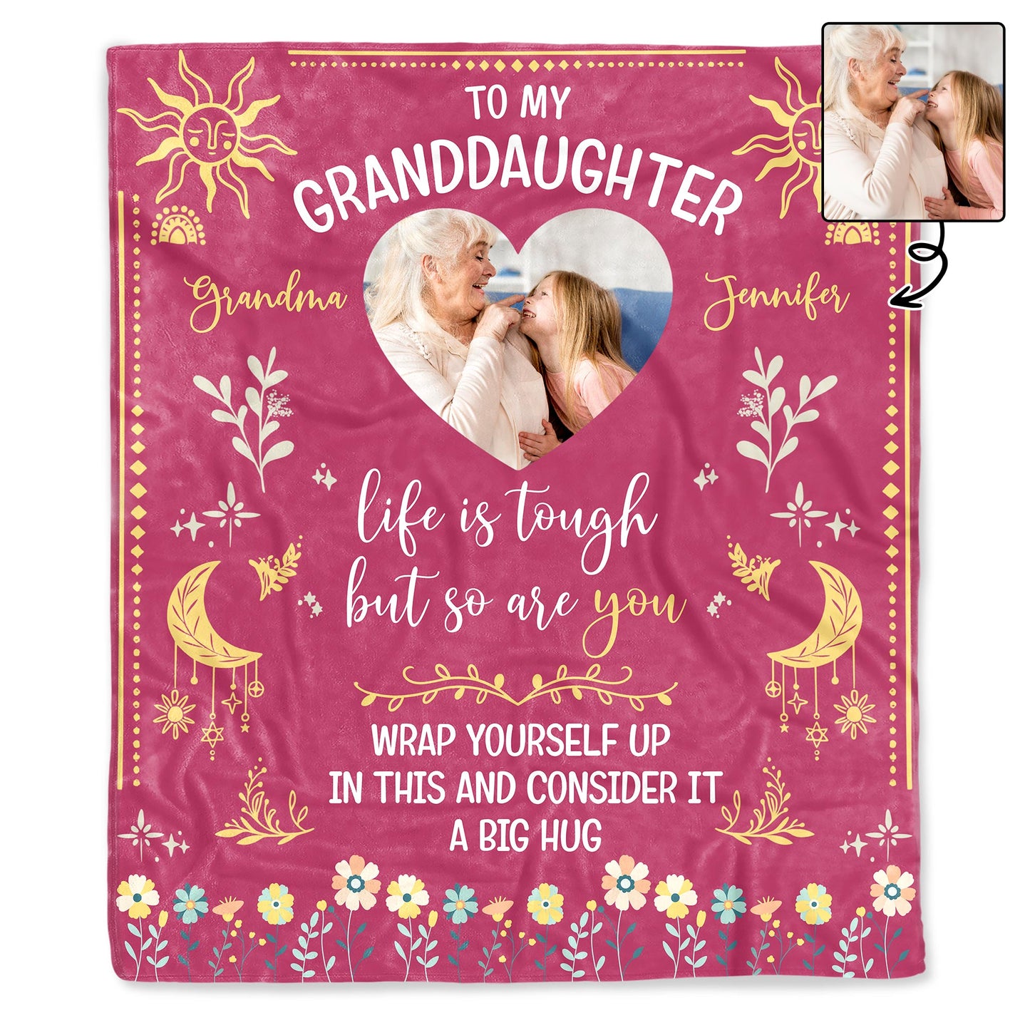 To My Granddaughter Life Is Tough But So Are You