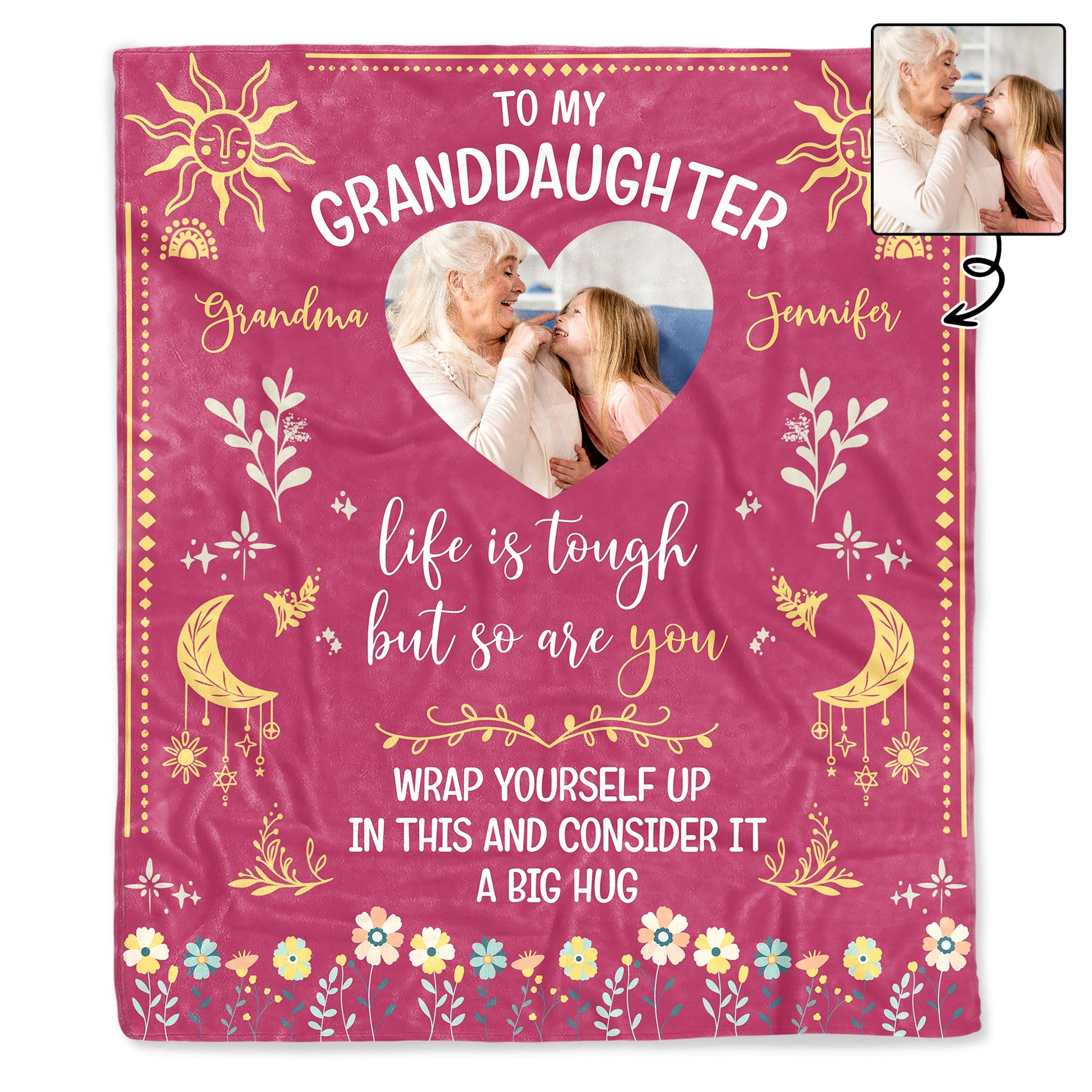 To My Granddaughter Life Is Tough But So Are You