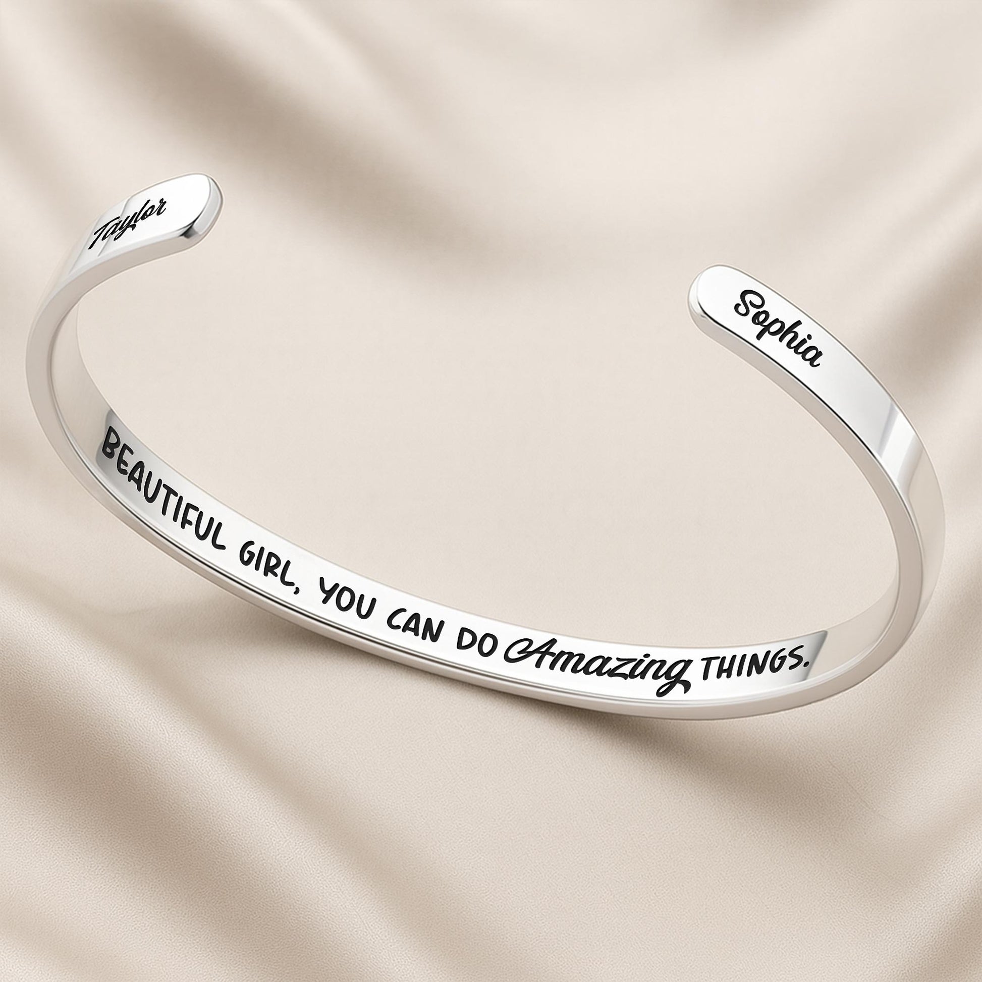 Beautiful Girl, You Can Do Amazing Things Bracelet