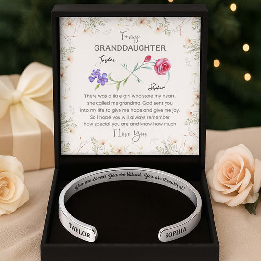 You Are Loved Valued Beautiful Bracelet With Roses And Lavender