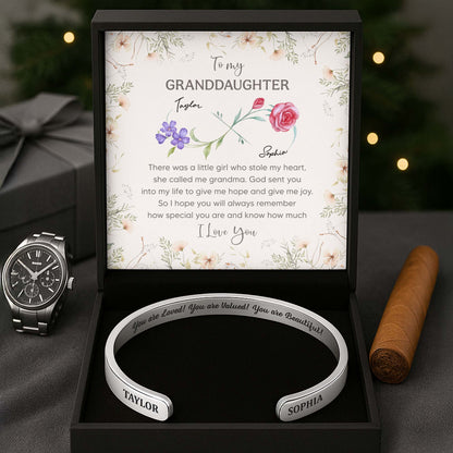 You Are Loved Valued Beautiful Bracelet With Roses And Lavender