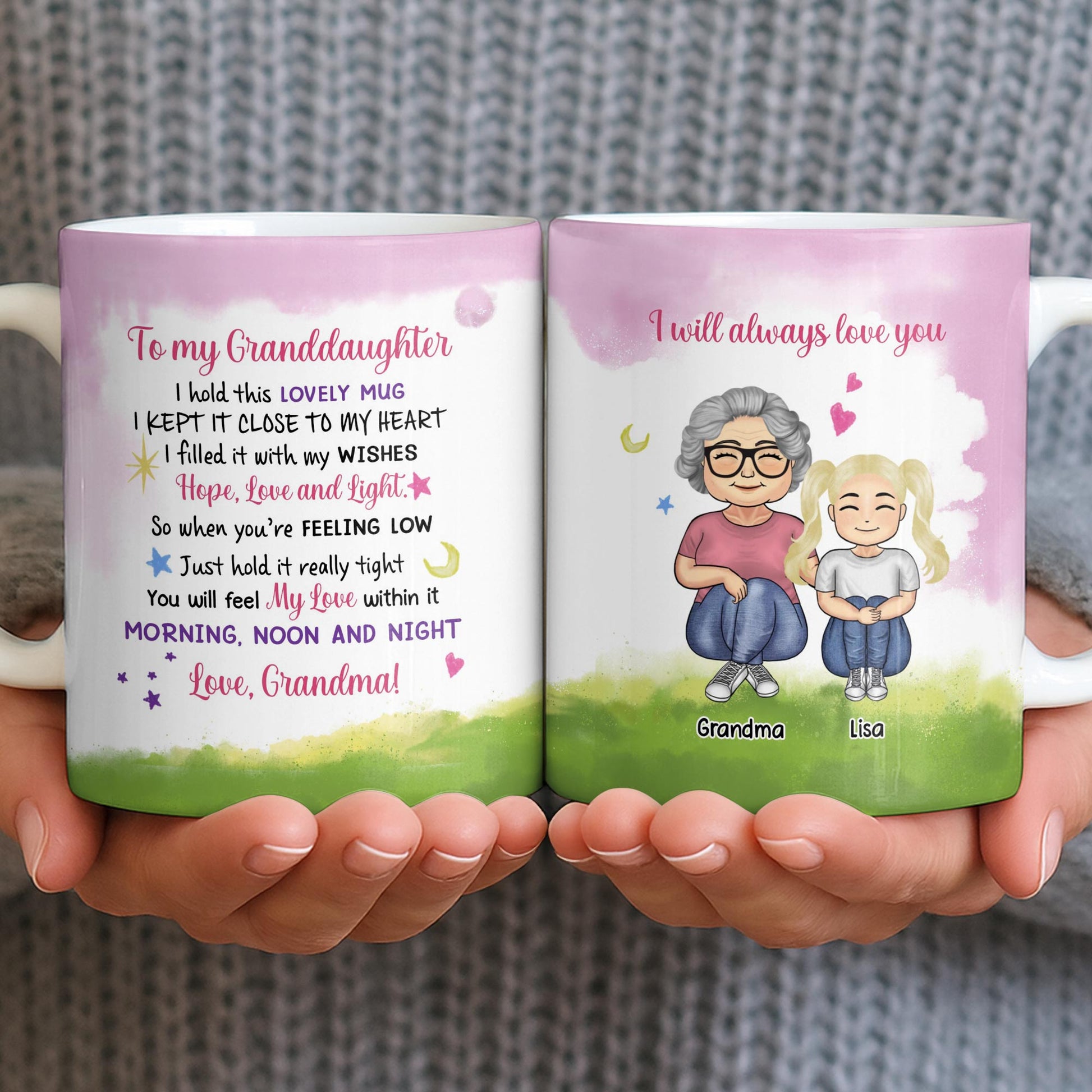 To My Granddaughter Feel My Love Morning Noon And Night