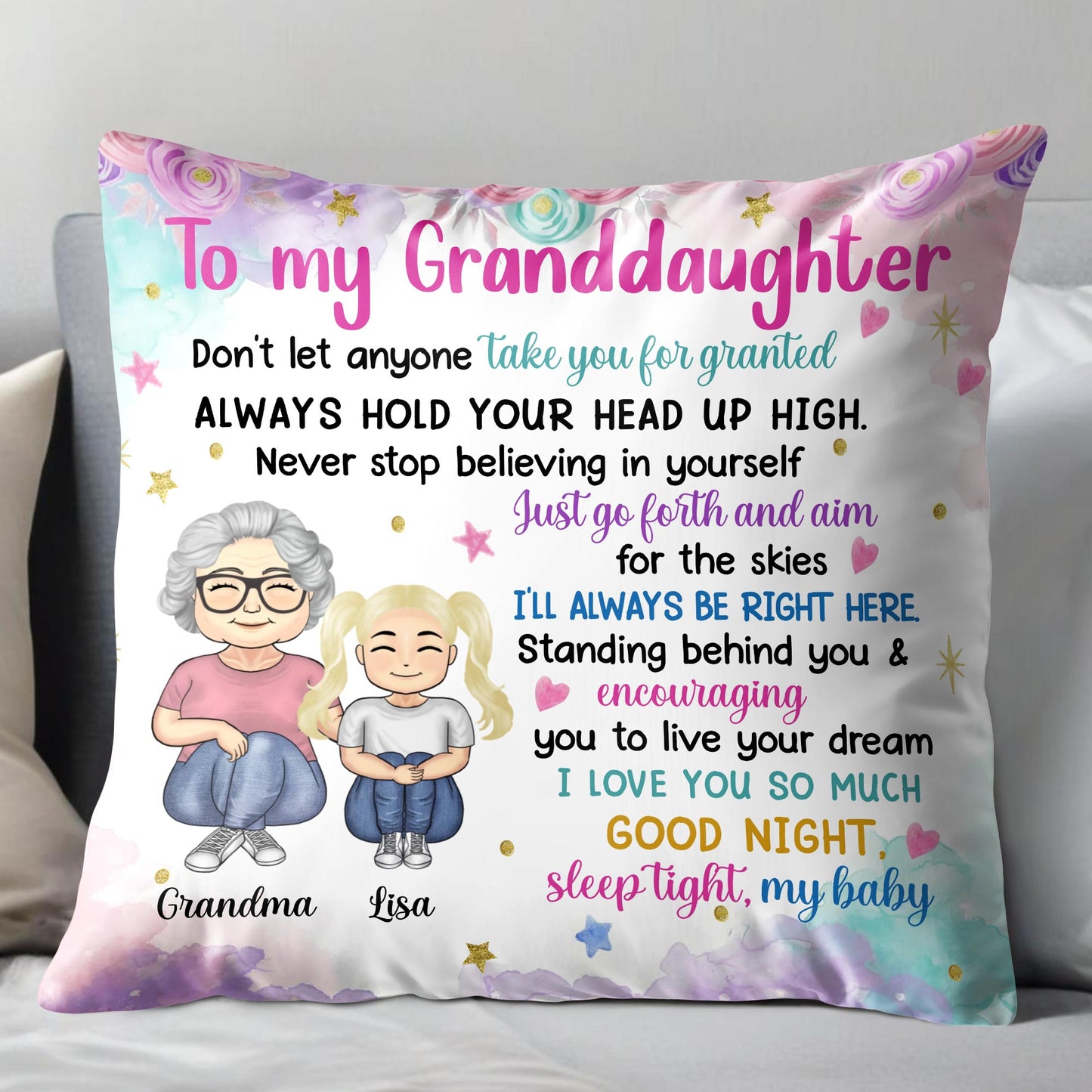 To My Granddaughter, Always Hold Your Head Up High