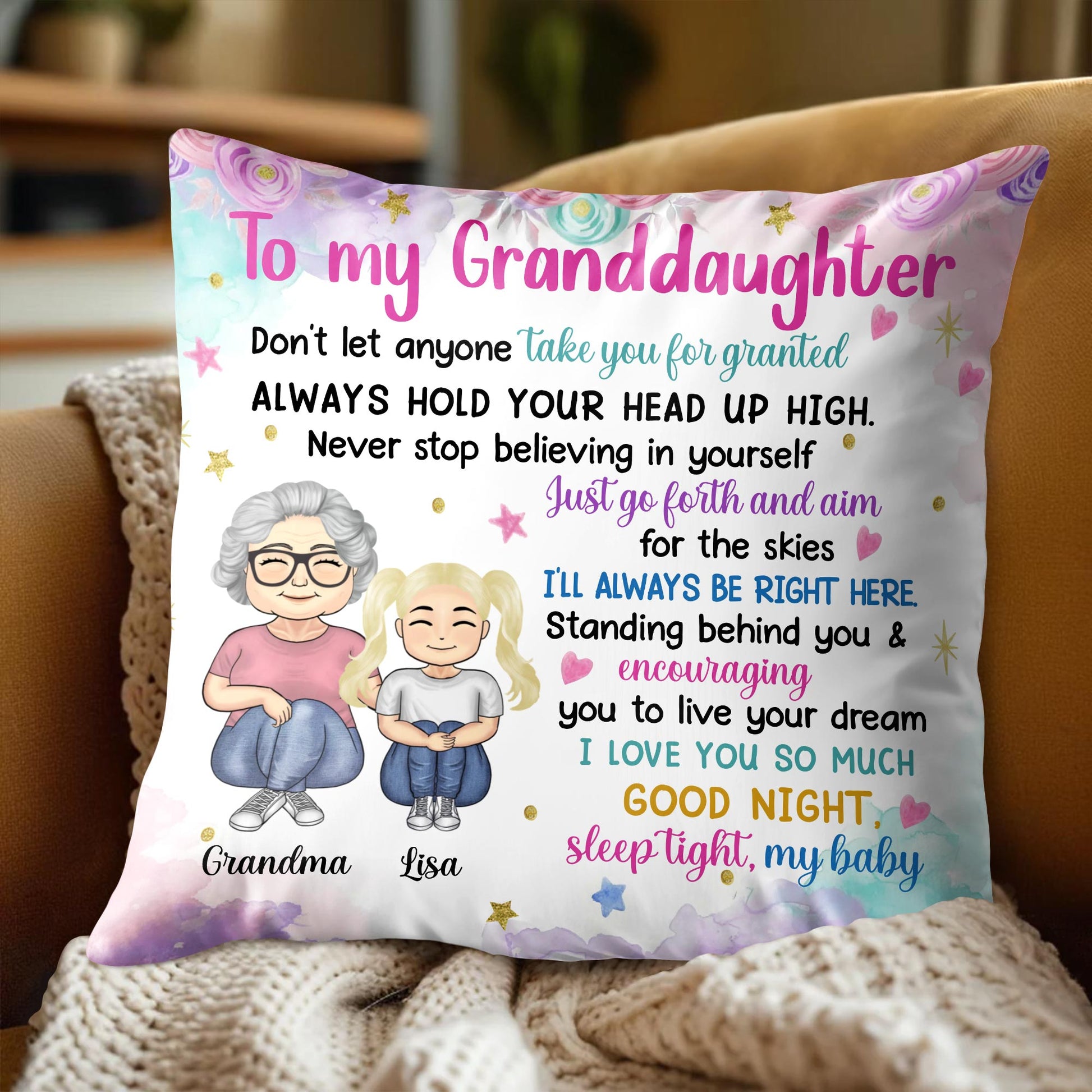 To My Granddaughter, Always Hold Your Head Up High