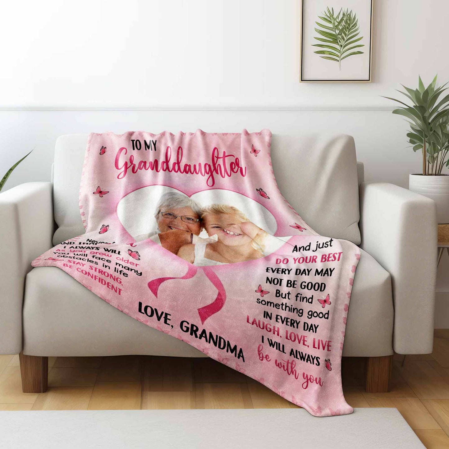 To My Granddaughter, Love And Butterflies