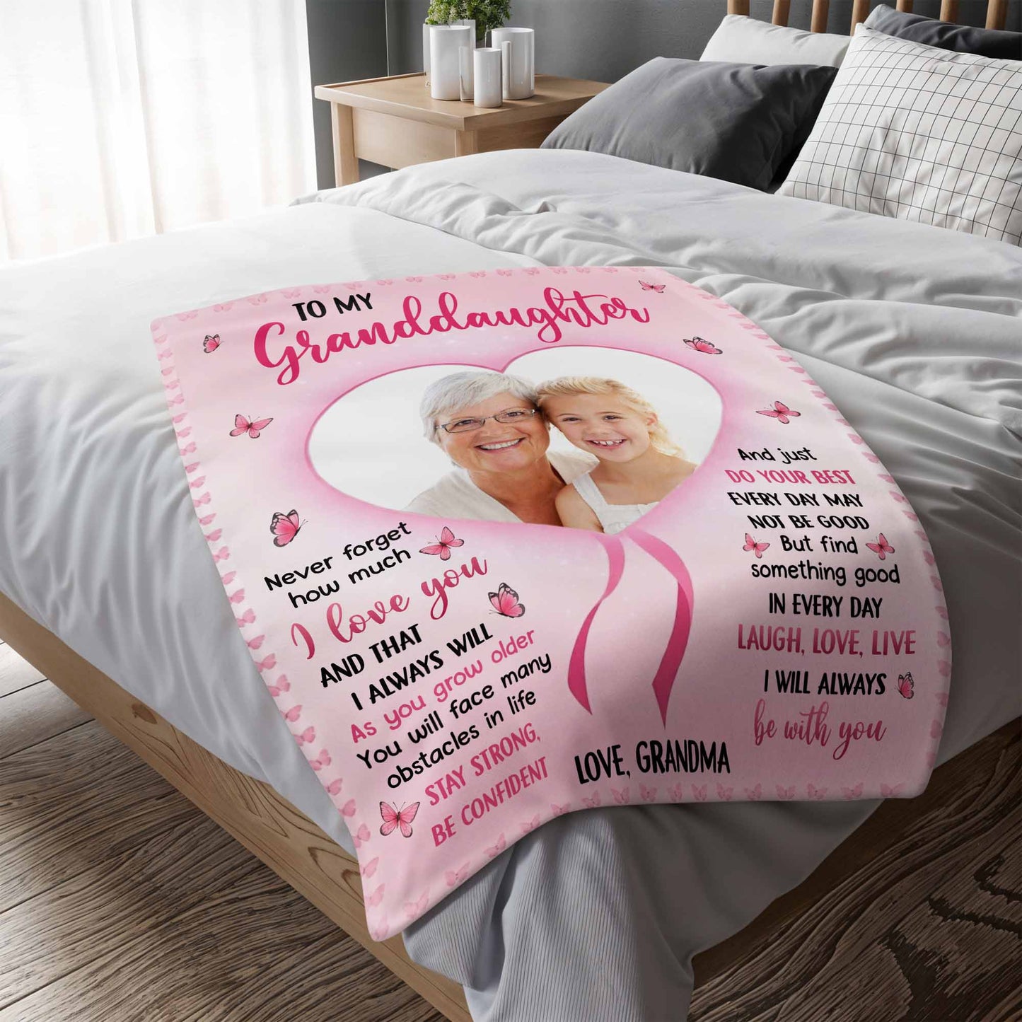 To My Granddaughter, Love And Butterflies