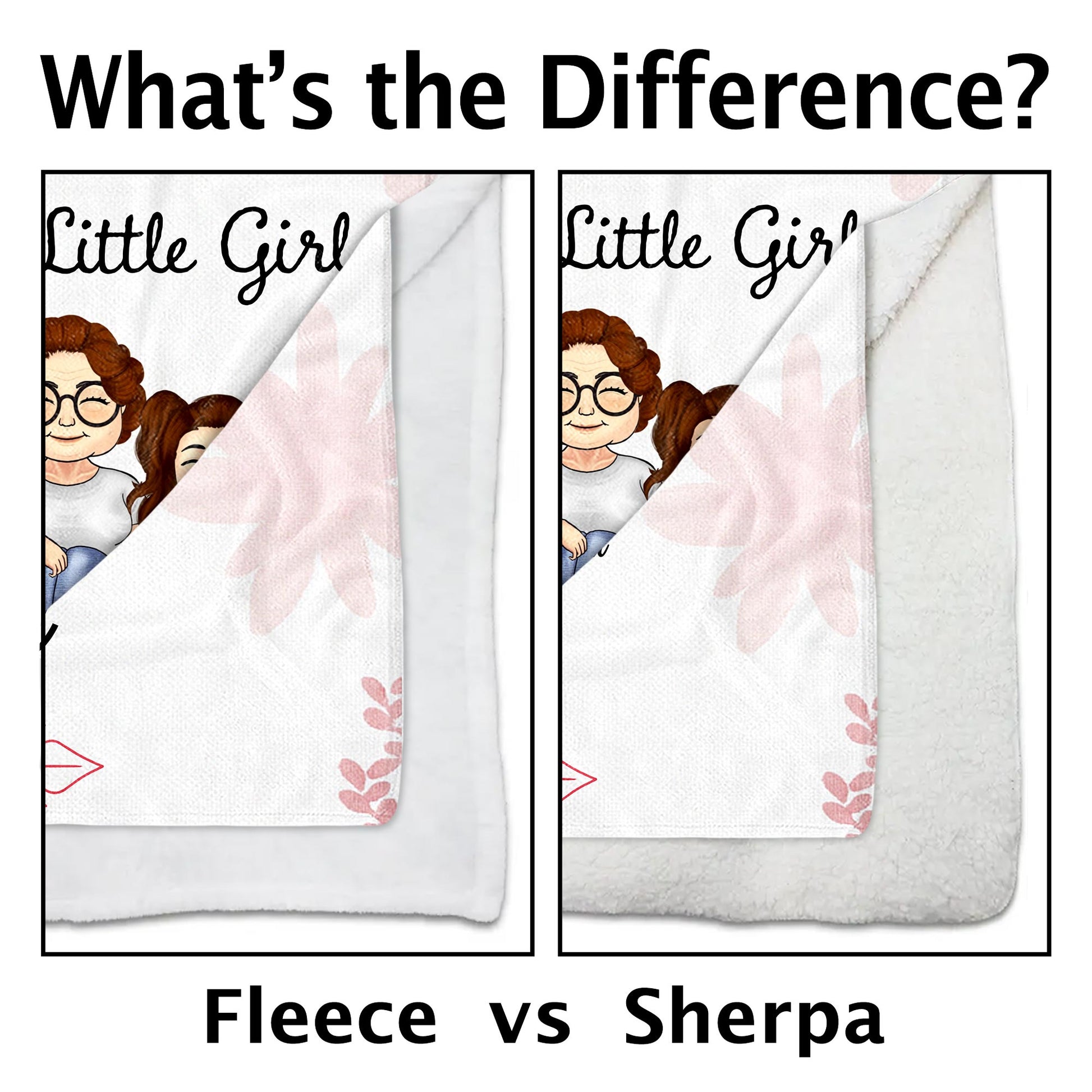 Always Be My Little Girl With Flowers And Love