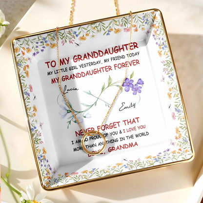 To My Granddaughter, Flowers, Love From Grandma