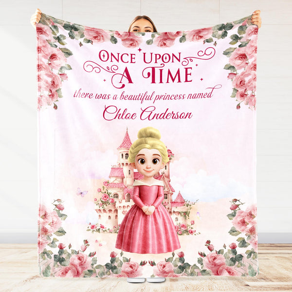 Once Upon A Time Beautiful Princess And Castle