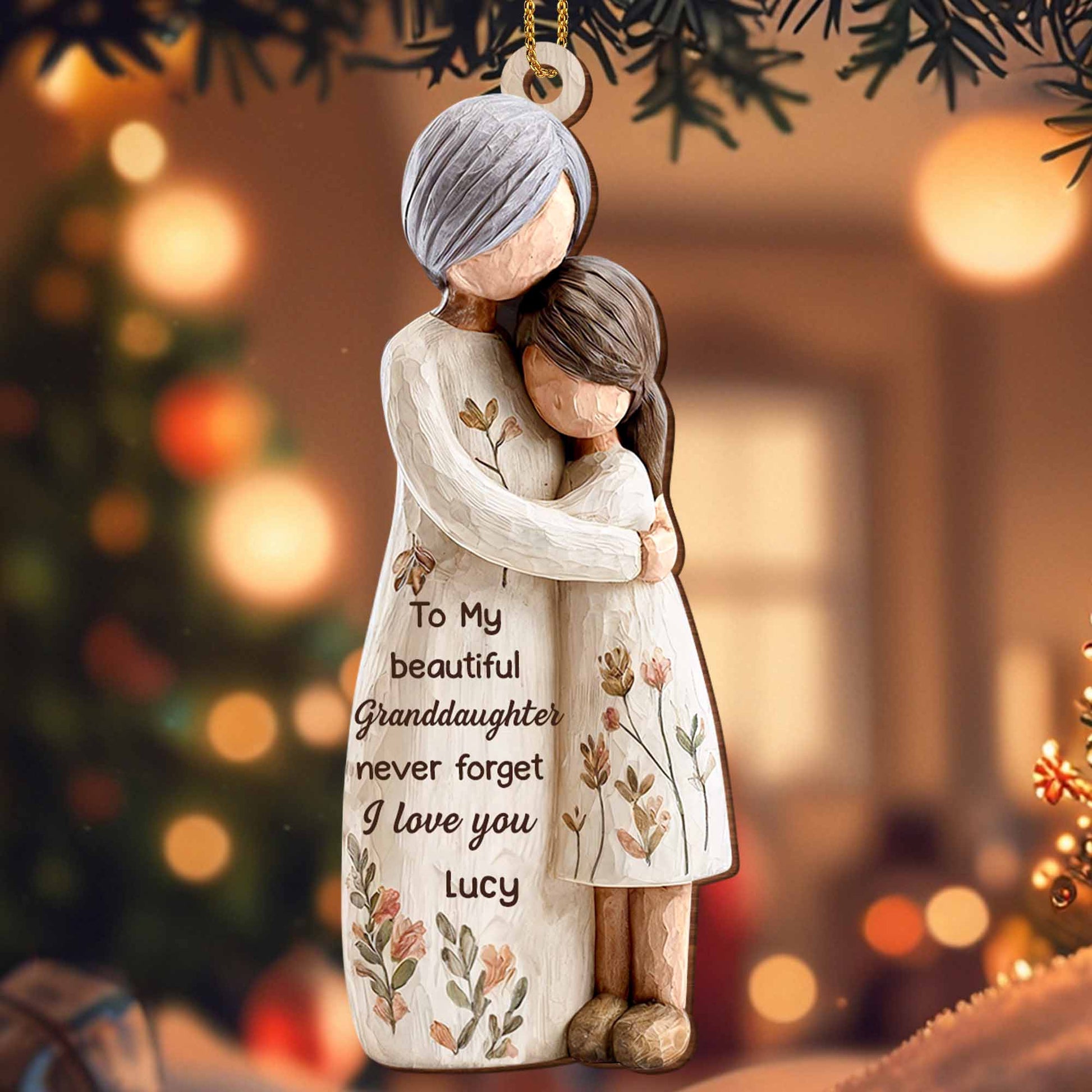 To My Beautiful Granddaughter, Love and Flowers