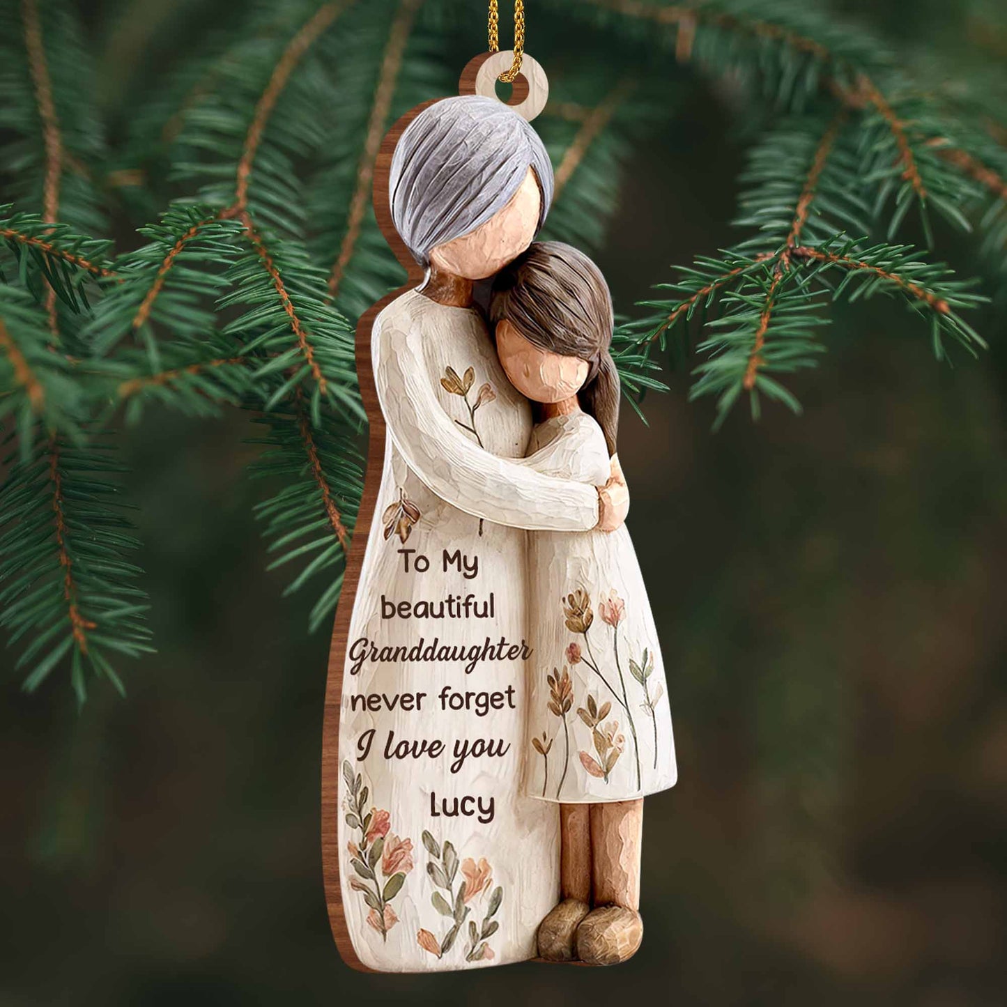 To My Beautiful Granddaughter, Love and Flowers