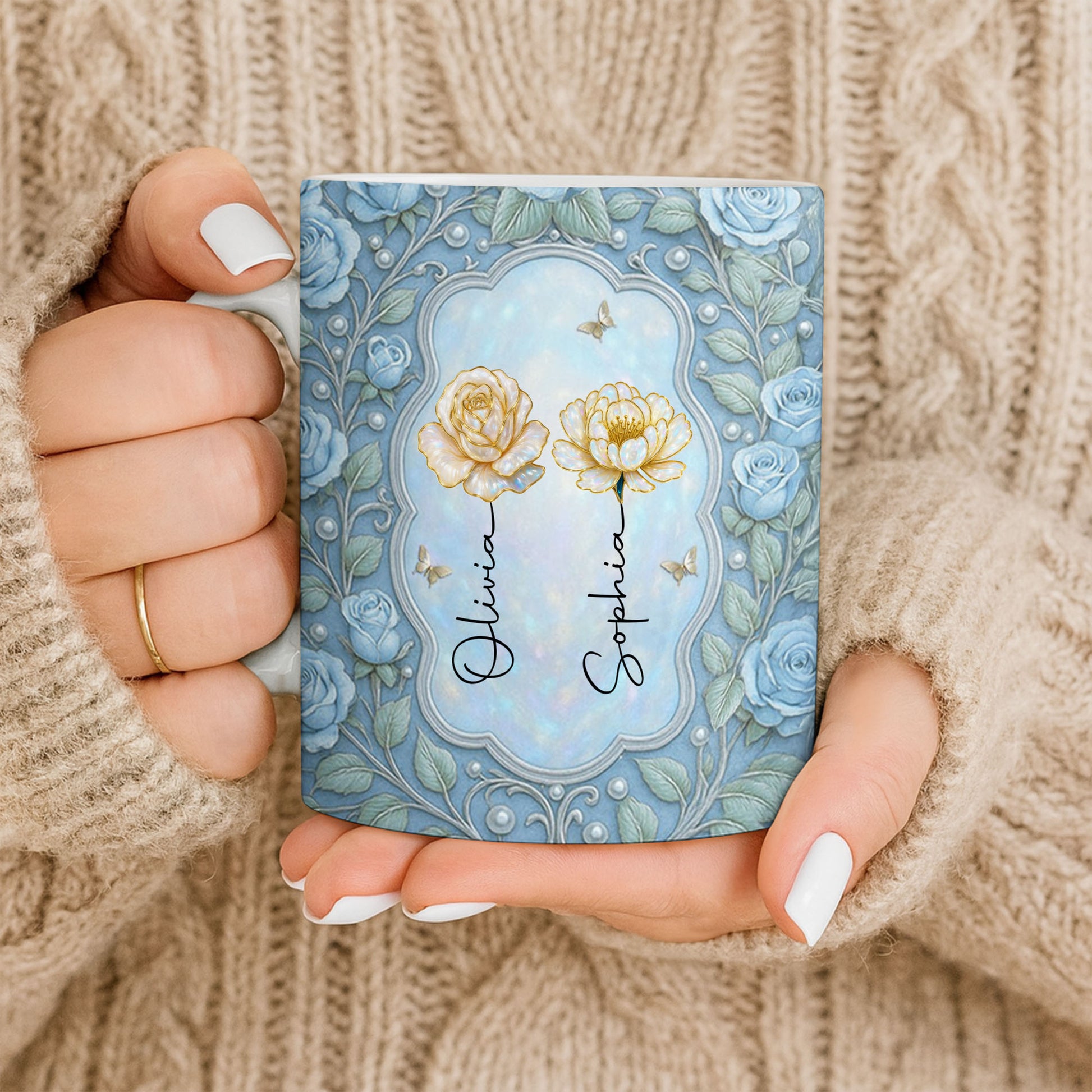 To My Granddaughter, Roses and Crowns Design