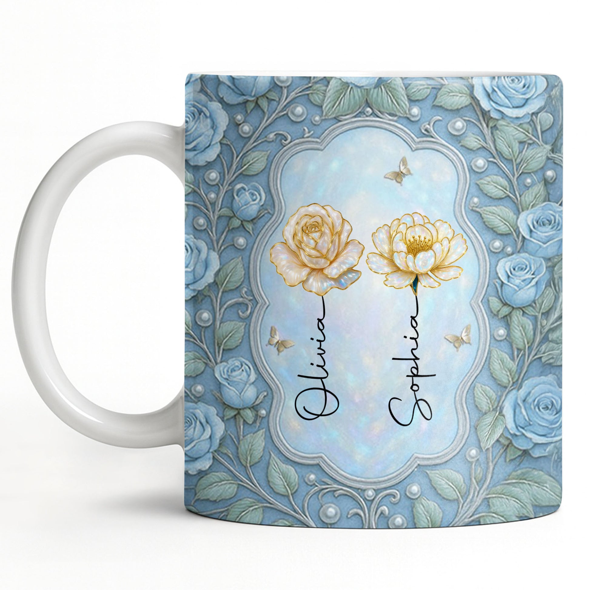 To My Granddaughter, Roses and Crowns Design