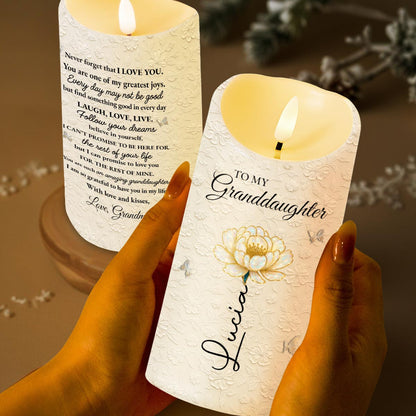 To My Granddaughter, Love And Floral Design