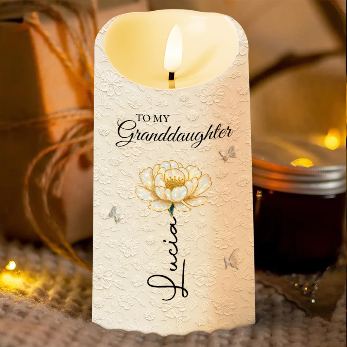 To My Granddaughter, Love And Floral Design