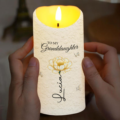 To My Granddaughter, Love And Floral Design