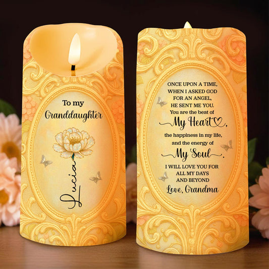 To My Granddaughter, Flower and Butterflies