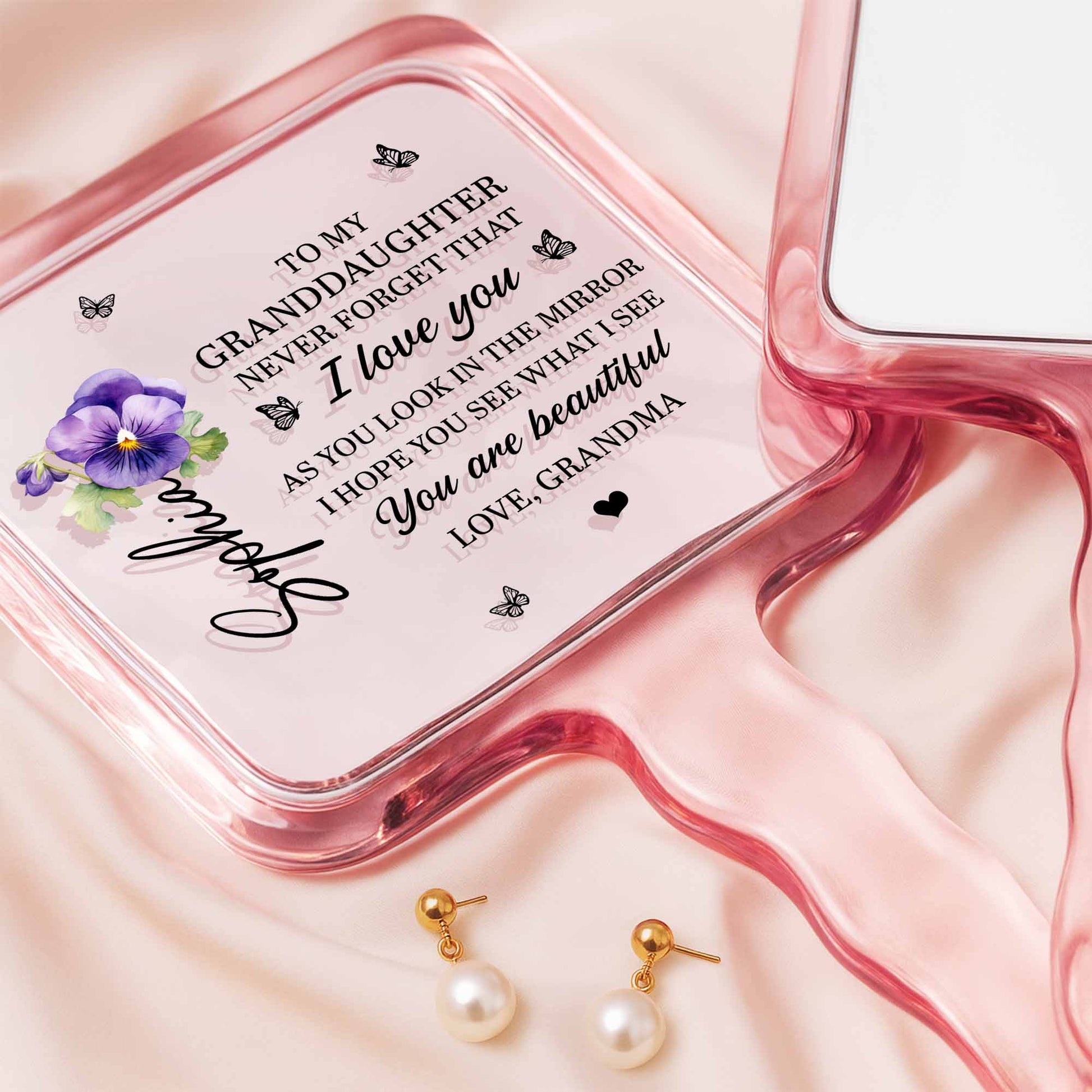 To My Granddaughter Never Forget That I Love You