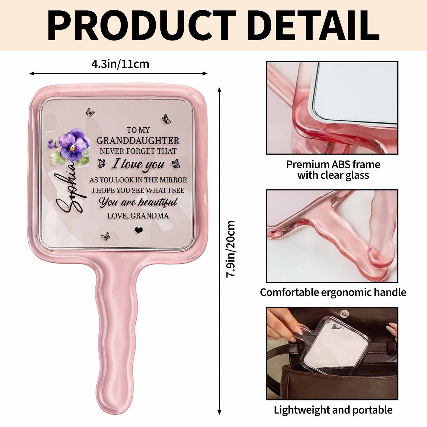 To My Granddaughter Never Forget That I Love You