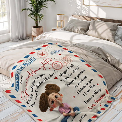 Love Air Mail To My Granddaughter Whisper Back I Am The Storm