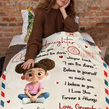 Love Air Mail To My Granddaughter Whisper Back I Am The Storm