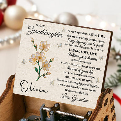 To My Granddaughter, Follow Your Dreams With Love