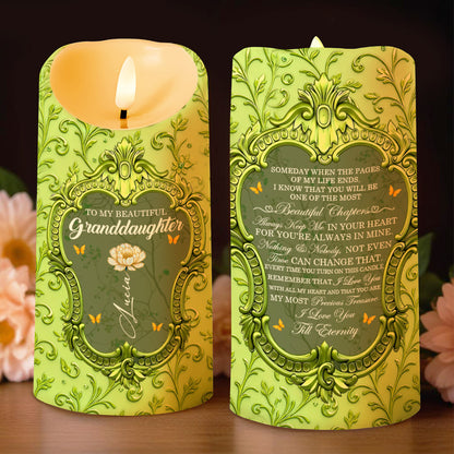 Someday When the Pages of My Life Ends, Ornate Framed Design