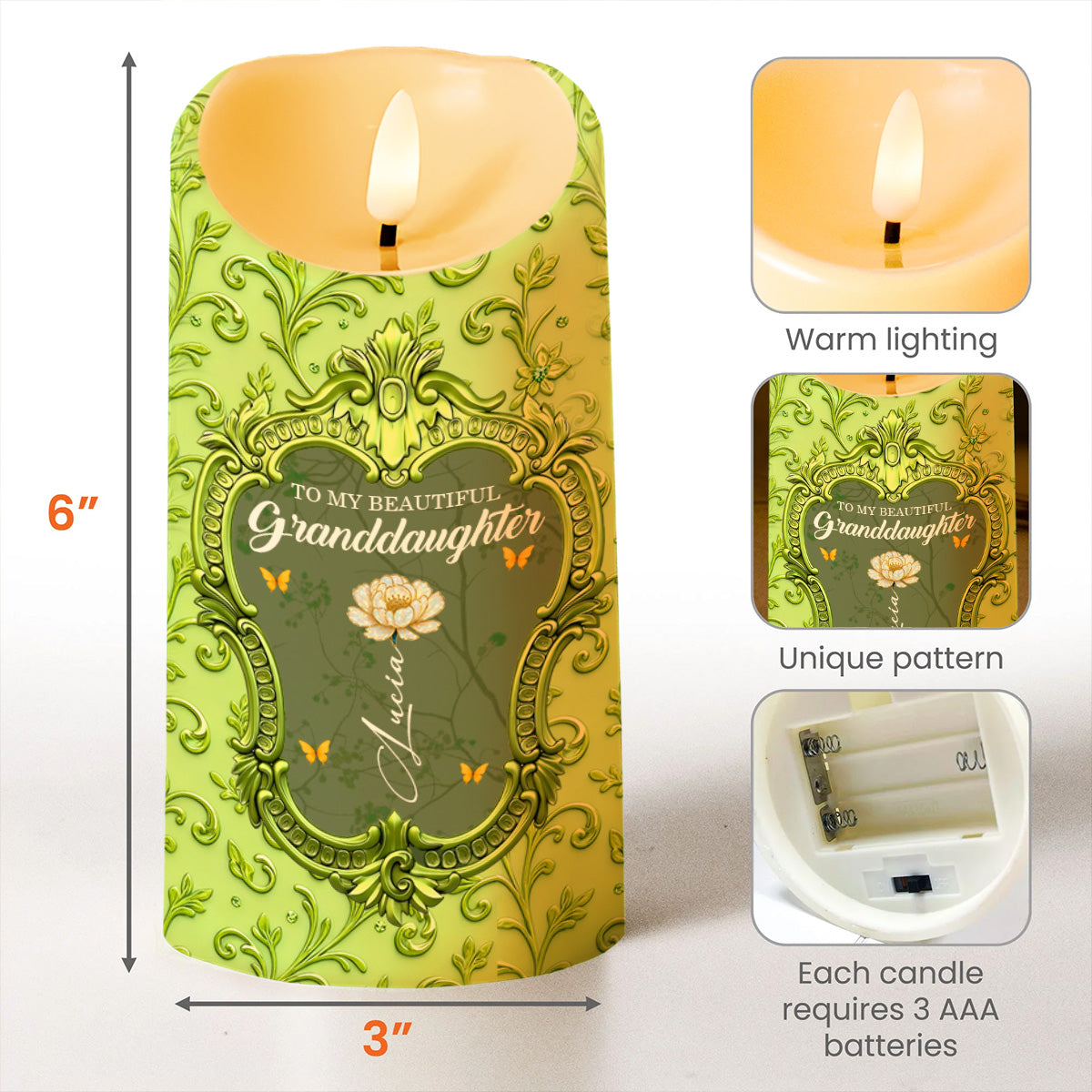 Someday When the Pages of My Life Ends, Ornate Framed Design